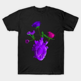 the heart of the rose flower T-Shirt